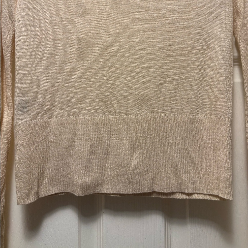 JENNI KAYNE Finley Crewneck Sweater in Cream - Picture 8 of 10